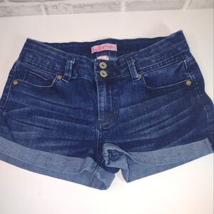 Sz. 7 Candie's Blue Jean Shorts with Cuffed Hem